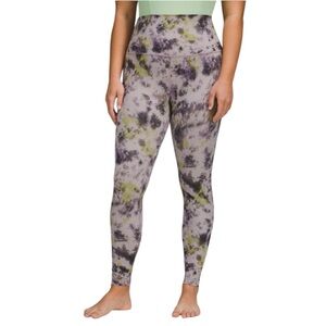 NWT  lululemon athletica Tie-Dye Leggings - Black, Green, Cream NWT